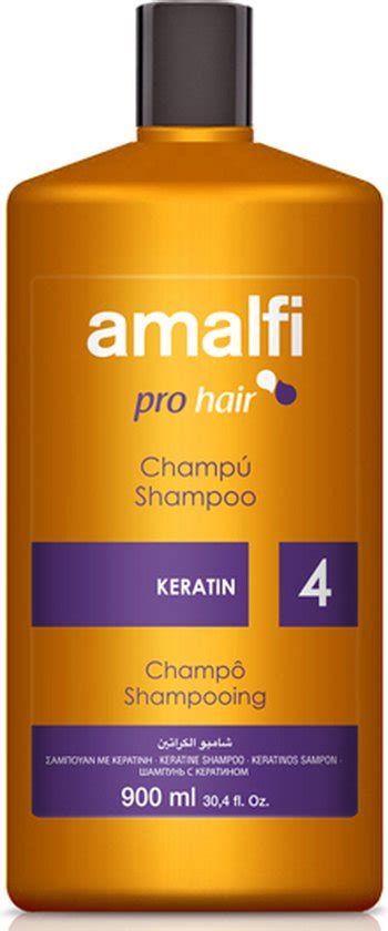 Amalfi Pro Shampoo Nr 4 Keratine 900ml Bol