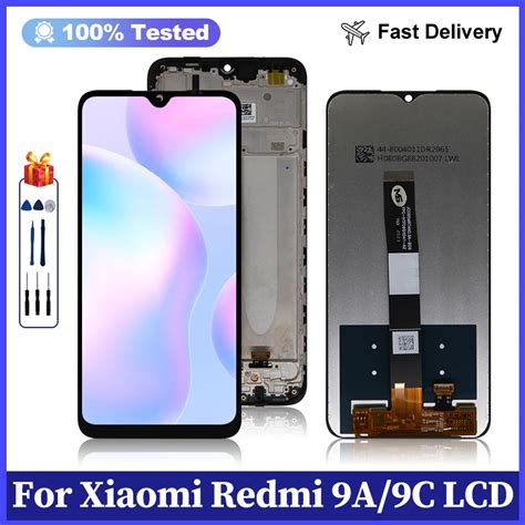 6 53 For Xiaomi Redmi 9a Display Lcd Touch Screen Digitizer For Redmi 9c Lcd Replacement