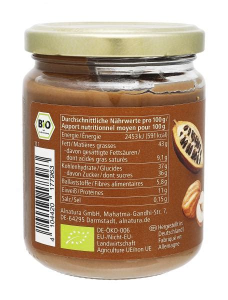 Alnatura Schoko Nuss Creme Online Kaufen Bei Combi De