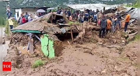 Heavy Rain Wreaks Havoc In Himachal Pradesh Five People Killed 11