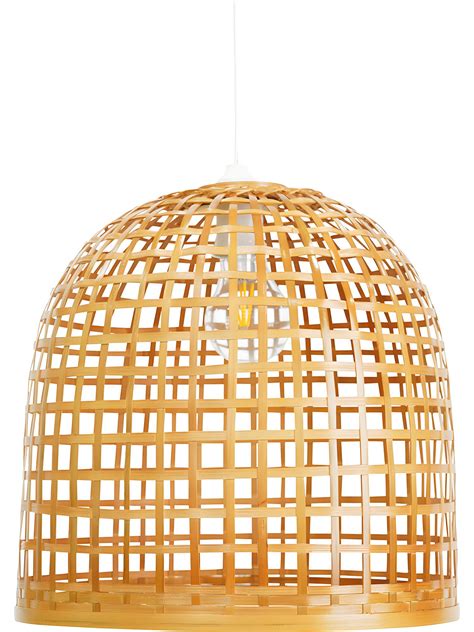 Lustre De Plafond En Bambou Suspension De Style Boho Bali Thi Bois