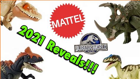 2021 Mattel Jurassic World Reveals Youtube