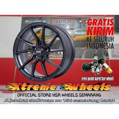 Jual Velg Racing Mobil Ring Velg Hsr Wheel R Lebar Et Pnp