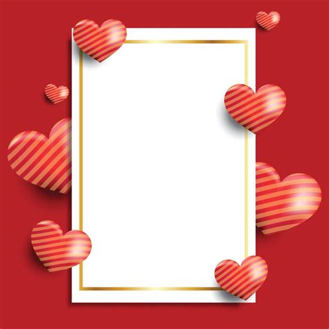 Love Frame Illustration 6327178 Vector Art At Vecteezy