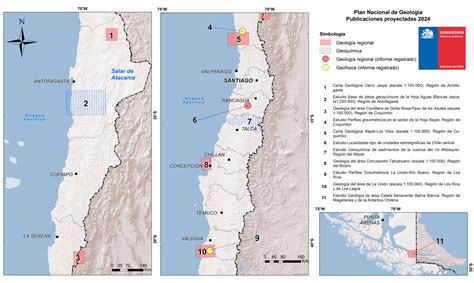 Geología del área Concepción Talcahuano Región del Biobio Plan