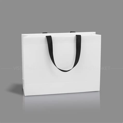 Белые ламинированные бумажные пакеты: цена, изготовление пакетов, дизайн