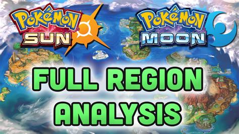 Pokemon Sun And Moon Full Alola Region Map Analysis Youtube