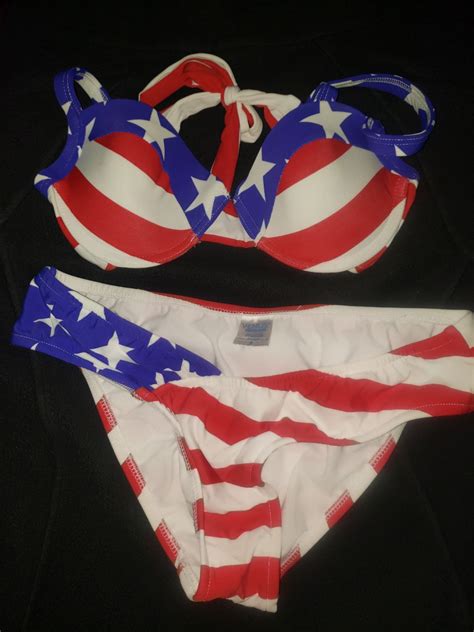 Pin By Jeremy Whitmore On July 4 American Flag Bikini Bikinis Flag