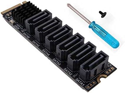 Namvo M Ngff Nvme M Key Pci Express To Sata Gbps Ports Adapter