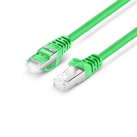 Panduit 5FT Cat6A 10GbE Shielded (S/FTP) Snagless Patch Cable 26AWG — Green (5-Pack) (UTPSP-C6A-STP-5FT-GN-5PK)