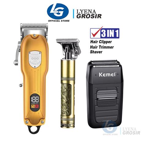 Jual Alat Cukur Rambut Kemei Trimmer Outliner Shaver Cukur Rambut