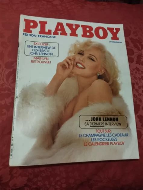 Magazine Revue Playboy Edition Fran Aise Num Ro Janvier John