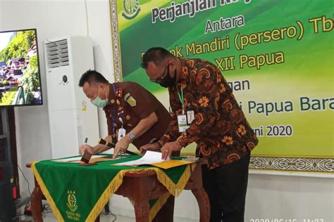 Kejati Papua Barat Siap Dampingi Bank Mandiri Tingkatkan Kinerja