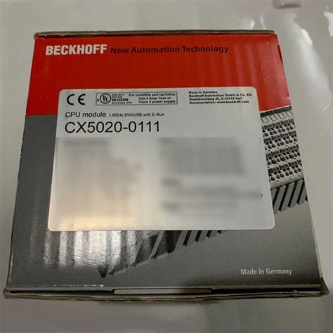 1PC Brand New BECKHOFF CX5020 0111 Controller In Box QW 886355249598 EBay