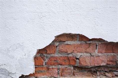 Viejo Muro De Piedra En Mal Estado Con Corrosi N Y Defectos En Pantalla