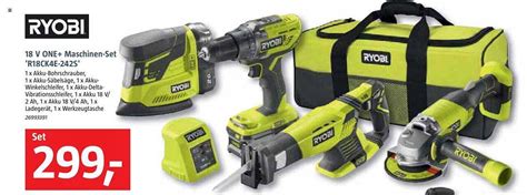 Ryobi 18 V One Maschinen Set R18ck4e 242s Angebot Bei Bauhaus