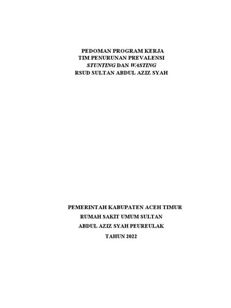 Ep 2 Pedoman Penurunan Stunting Pdf