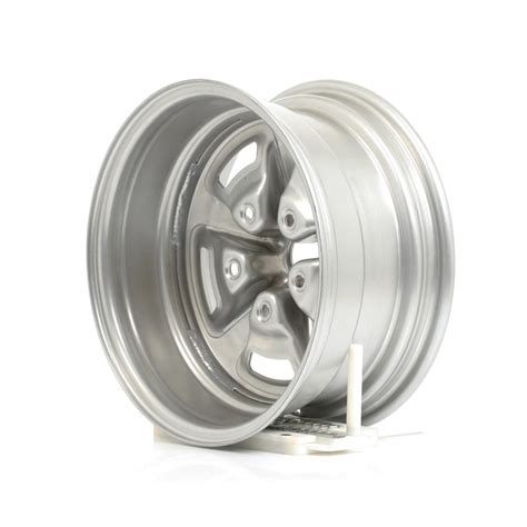 Wheel Vintiques Series Pontiac Rallye Ii Silver Powdercoated Wheels