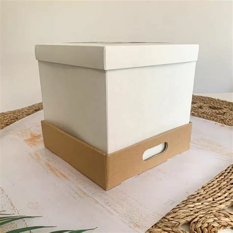 Caja Para Tortas Alta Drip Cake 25x25x25 Fullfesta