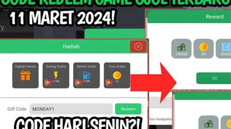 Klaim Kode Ojol The Game Hari Ini Maret