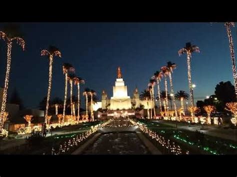 christmas lights  oakland mormon temple saturday november