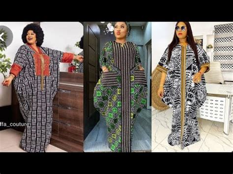 How To Make Trendy Cowl Kaftan With Ankara Fabric Mix With Asooke