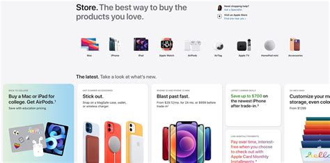 Apples Online Store Gets A Big Redesign