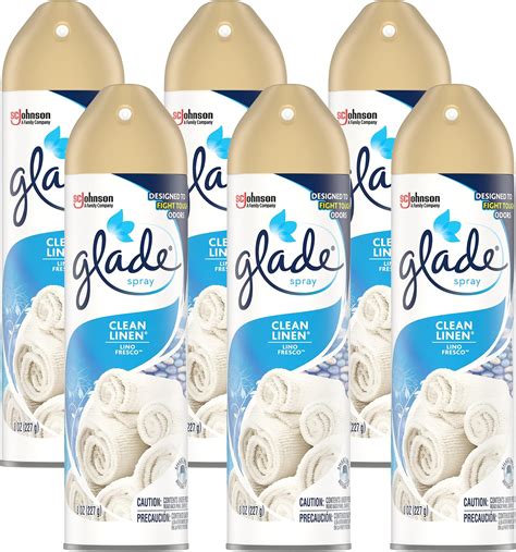 Amazon Glade Air Freshener Room Spray Clean Linen 8 3 Oz Pack