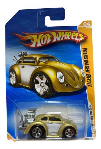 Hot Wheels Vw Beetle Fusca Dourado Lacrado Parcelamento Sem Juros