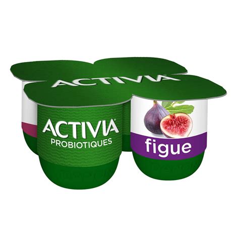 Activia Probiotiques Yaourts Aux Fruits Bifidus Figue X G Pas Cher