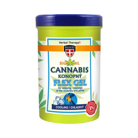 CANNABIS Massage FLEX Gel Koeling 380ML De Heksenketel