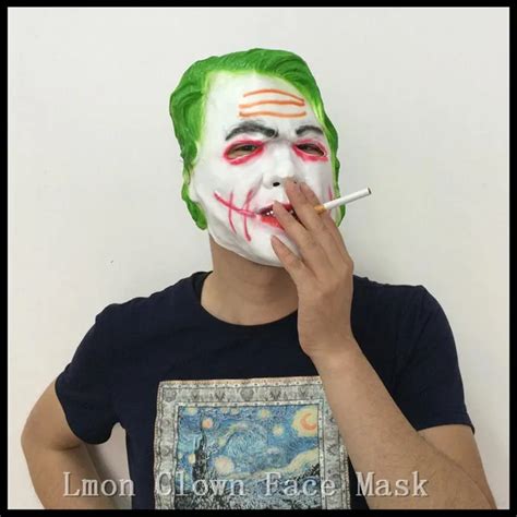 Batman Joker Clown Mask Scary Robber Latex Rubber Masks For Cs