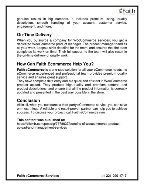 Ppt Benefits Of Woocommerce Product Upload Management Services