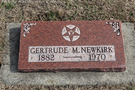 Gertrude M Newkirk 1882 1970 Find A Grave Memorial