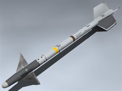 AIM-9L Sidewinder Missile 3d Model by Mesh Factory