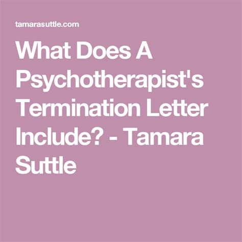 Therapist Termination Letter To Client Sample