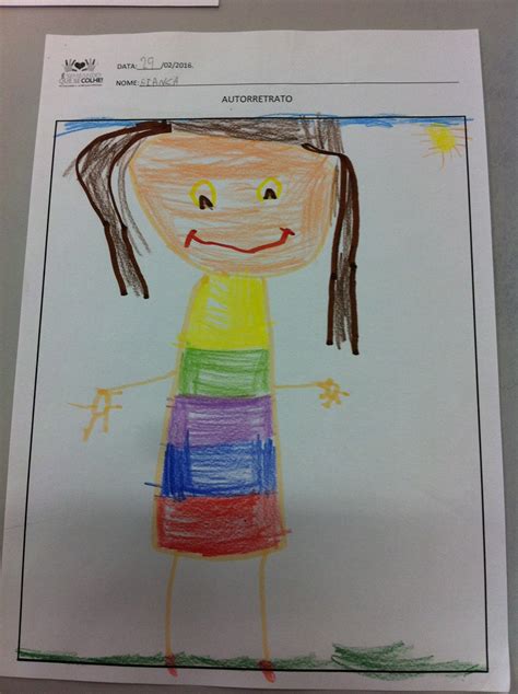 Desenho Autorretrato Educação Infantil - Educação Infantil Elias Moreira: " Identidade e Autorretrato ...