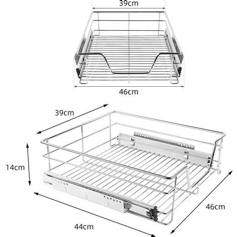 Hofuton Lot De Tiroir T Lescopique Tiroir De Cuisine Tiroir Suspendu