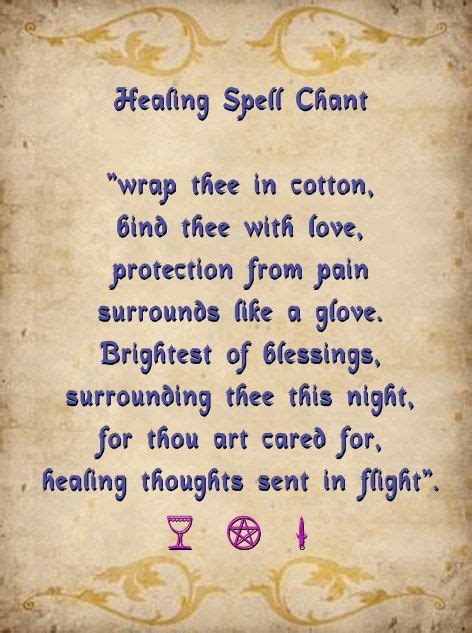 8 Spells - For Healing ideas | spelling, magick spells, healing spells