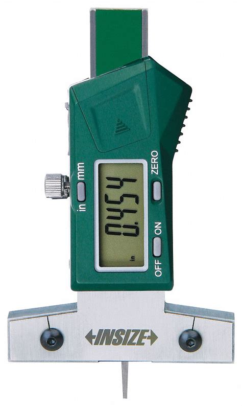 Insize Compact Digital Depth Gauge Depth Gauge Type Solid Range In