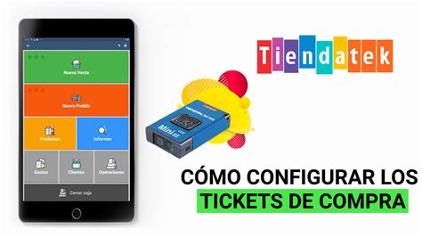 Cómo Configurar El Ticket De Compra En El Punto De Venta Tiendatek