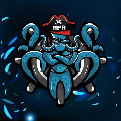 Premium Vector Octopus Mascot Logo