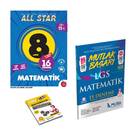 Newton LGS Matematik All Star Deneme ve Mutlak Başarı LGS Kitabı