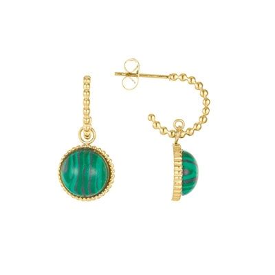 Boucles Luna Malachite LUZAKA MATY