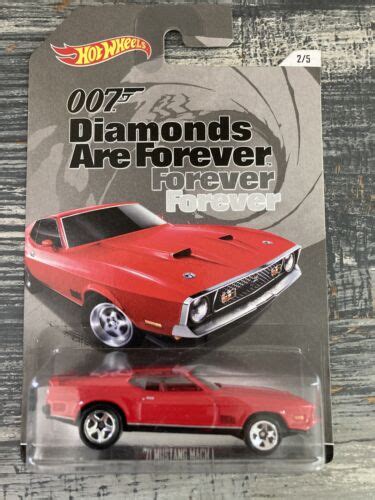 Hot Wheels 007 Diamonds Are Forever 71 Ford Mustang Mach 1 EBay