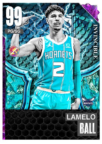 NBA 2K23 2KDB Custom Card Season 7 Level 40 Invincible Lamelo Ball