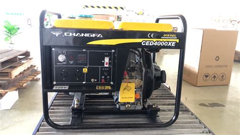 3kva 3kw Single Phase Air Cooled Diesel Generator 4000 China Diesel