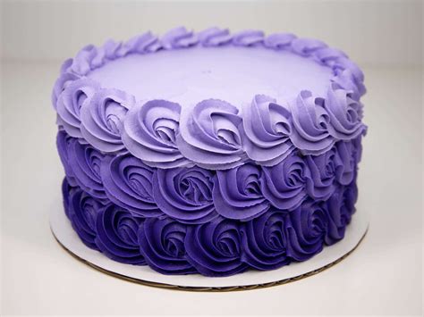 Purple Ombre Rosette Cake Diy Kits Forever Sweet Bakery