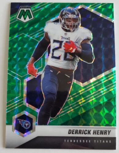 Panini Mosaic Derrick Henry Tennessee Titans Green Mosaic Prizm