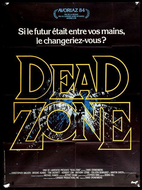 The Dead Zone (1983) Original French Grande Movie Poster - Original Film Art - Vintage Movie Posters